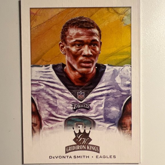 021 Chronicles Football Donruss Gridiron Kings DeVonta Smith  #GK-25 Eagles - Picture 1 of 2